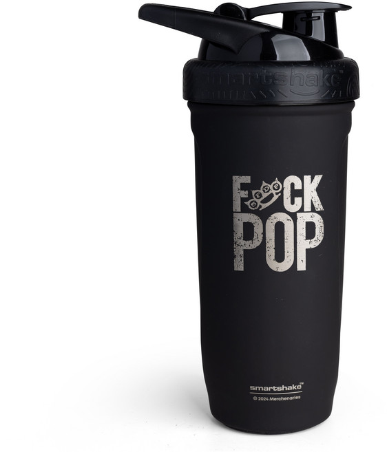 스마트쉐이크 록밴드 스테인레스 스틸 단백질 셰이커 병 900ml, 파이브 핑거 데스 펀치, F P, 1세트