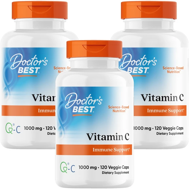 닥터스베스트 비타민 C Q-C 1000mg 베지 캡슐, 120정, 3개 - 쿠팡