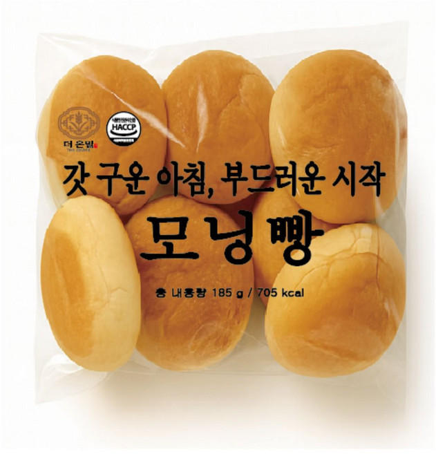 오븐레터 부드러운 모닝빵, 6개, 185g