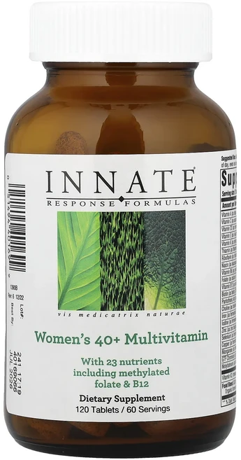 몸관리하세요 겨울입니다 Innate Response Formulas 40세 이상 여성용 종합비타민 120정 특별관리진행, InnateResponseFormulas40세이상여성용, 1개 - 쿠팡