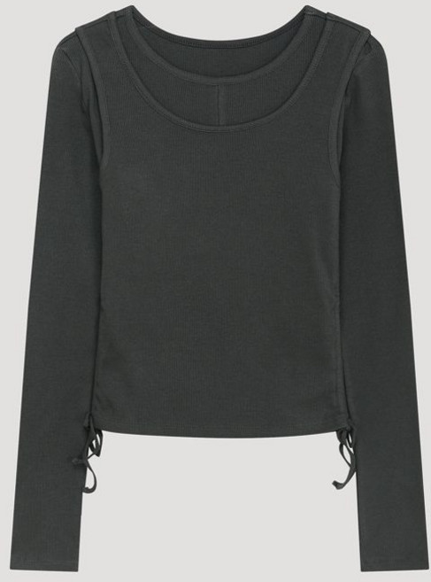 [백화점 정품] 리스트 레이어드 탑 세트 티셔츠 TSJTSP72030