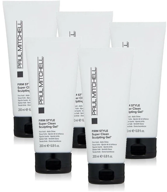 폴미첼 펌 스타일 슈퍼 클린 스컬프팅 젤 Paul Mitchell Firm Style Super Clean Sculpting Gel, 200ml, 5개 - 쿠팡