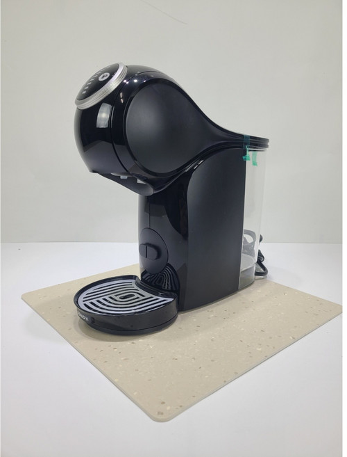 독일모티프매트 커피머신받침, 아이보리도트, 1개, 30X30