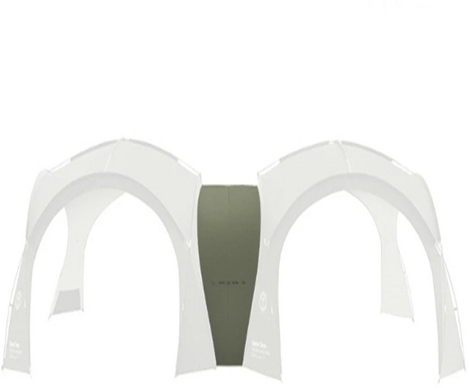 ShineTrip 穹頂天幕 露營客廳帳, 穹頂天幕隧道坡-風隱綠, 風隱綠