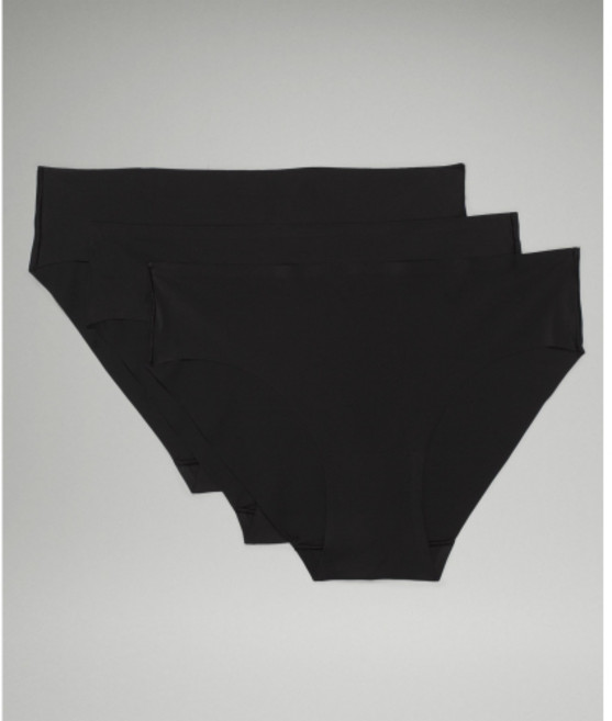 룰루레몬 LULULEMON 인비지웨어 미드라이즈 비키니 언더웨어 *3팩 BLK LW9DC4S-0001 159137
