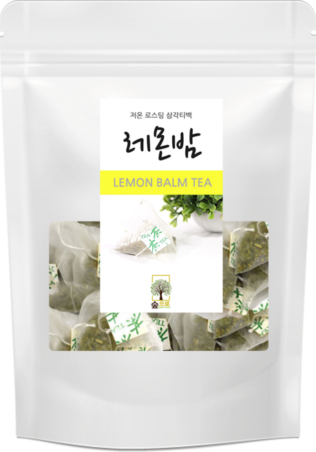 레몬밤 25티백 숲으로허브 삼각티백, 700mg, 25개입, 1개