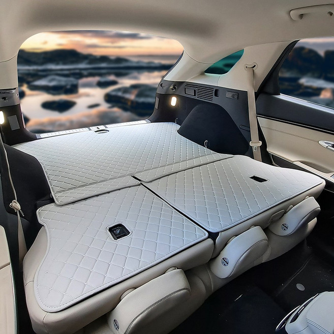 가온 3D 가죽 트렁크매트 바닥+등받이 풀세트 전차종, 웜그레이, 컨텐츠 참조