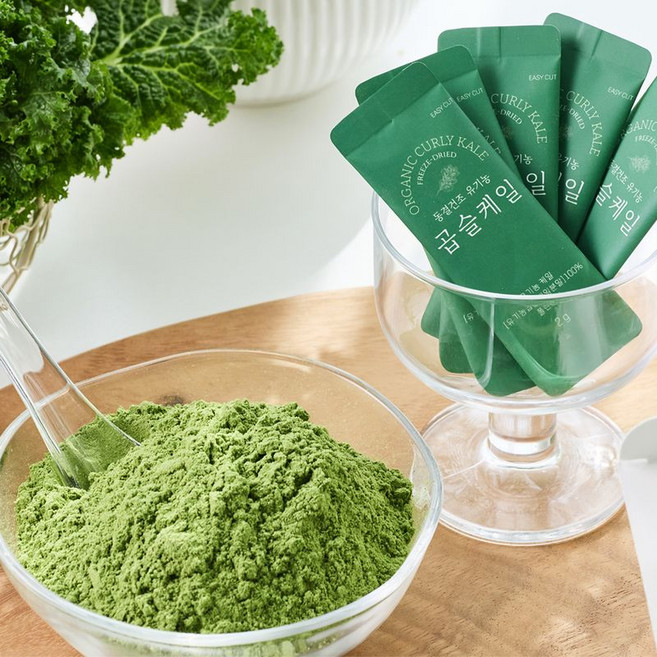 베네팜 동결건조 유기농 곱슬케일 컬리케일, 4박스, 50g