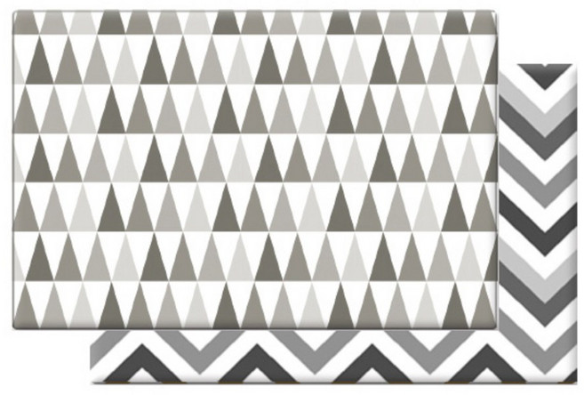 totobiz 국산 무독성PE 양면패턴 트라이브 놀이방매트 (중형150x200/특대형180x230) 층간소음 충격완화 보온매트