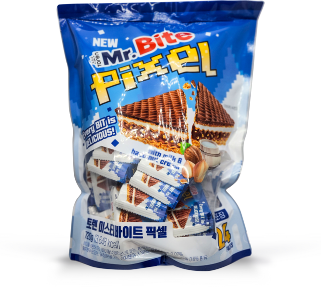 토렌 미스터 바이트 픽셀 초콜릿, 30g, 24개