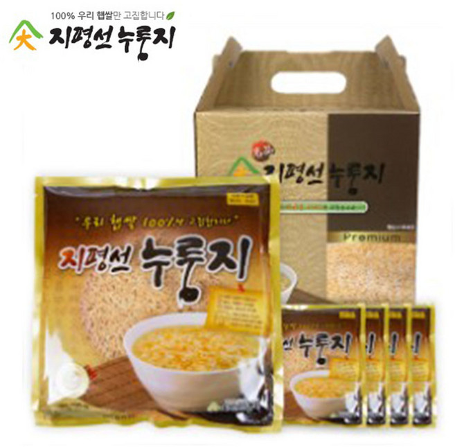 지평선누룽지/백미누룽지 소 150g x 5봉지(1박스), 5개