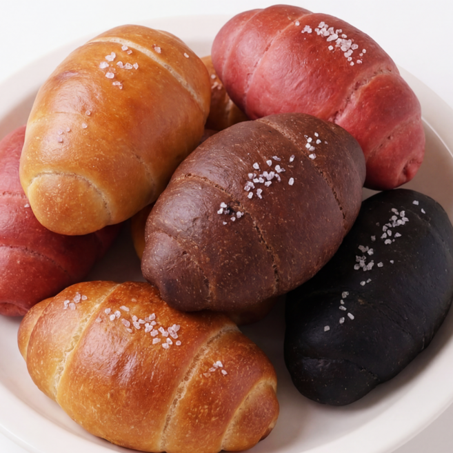 [엣홈045] 소금빵 펄솔트포함 냉동생지 대용량 카페 디저트 카페납품, 20개, 90g