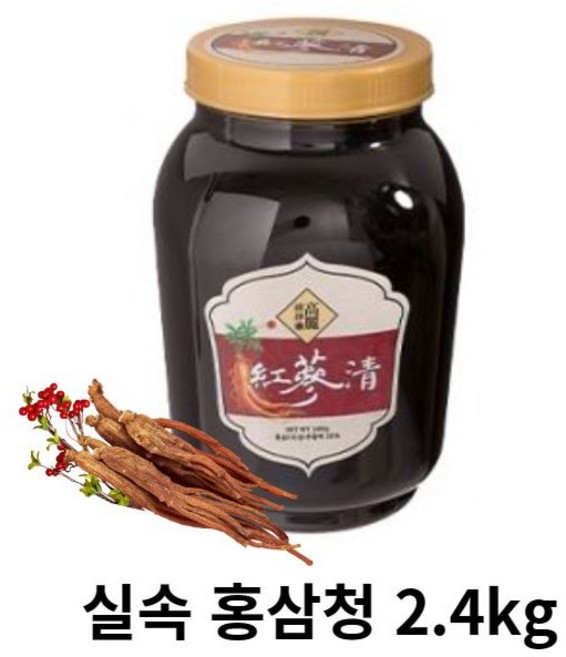 홍삼조청 홍삼꿀청 인삼조청 홍삼꿀 홍삼청, 2.4kg, 1개