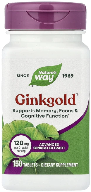 네이쳐스웨이 GINKGOLD 고급 은행나무 추출물 60mg 150정, 2개 - 쿠팡