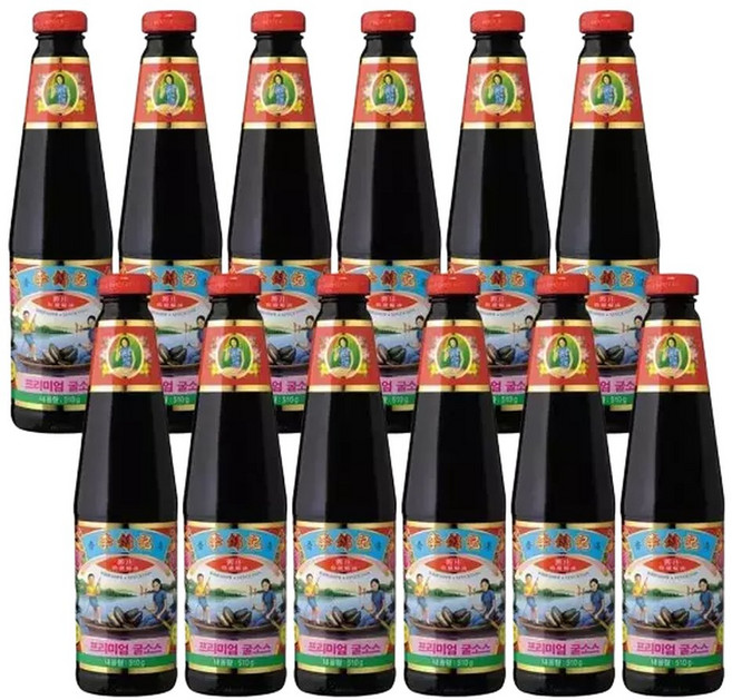 이금기 프리미엄굴소스 510G 12개/소스/굴소스/볶음소스/이금기굴소스/볶음밥소스/만능소스/팬더소스/만능, 12개