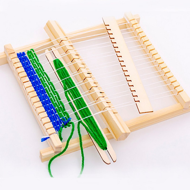 위빙틀 직조틀 미니 위빙 베틀 [핸드 직조기 위빙룸 공예 타피스트리 틀], 1개