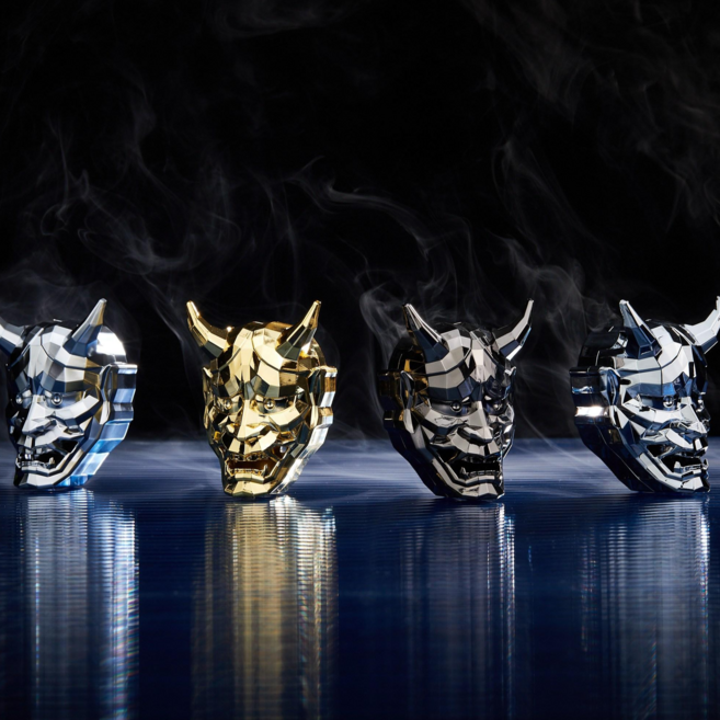 앵그리차일드 한야 도깨비 차량용방향제 자동차 디퓨저 벤츠 BMW 아우디 제네시스 ( 색상 4종 / 향 4종 ), 블랙체리, 브라이튼실버, 1개