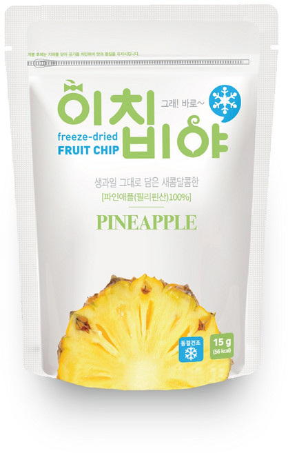 이치비야 동결건조 과일칩 파인애플, 15g, 1개