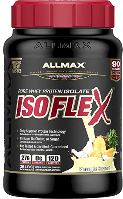 Allmax Isoflex 純分離乳清蛋白, 菠蘿椰子, 1個, 907g