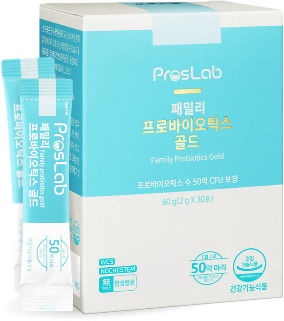 프로스랩 패밀리 프로바이오틱스 골드 30p, 60g, 1개