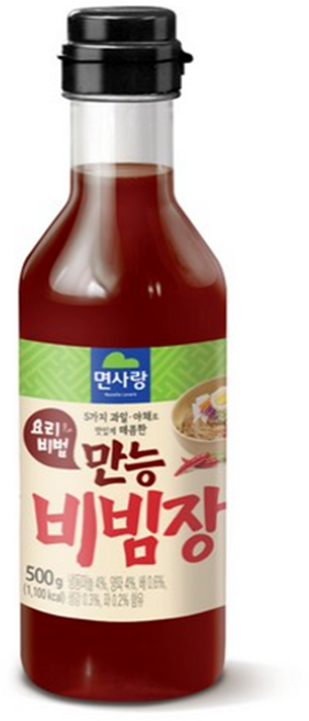 면사랑 요리비법만능비빔장 (실온), 500g, 1개