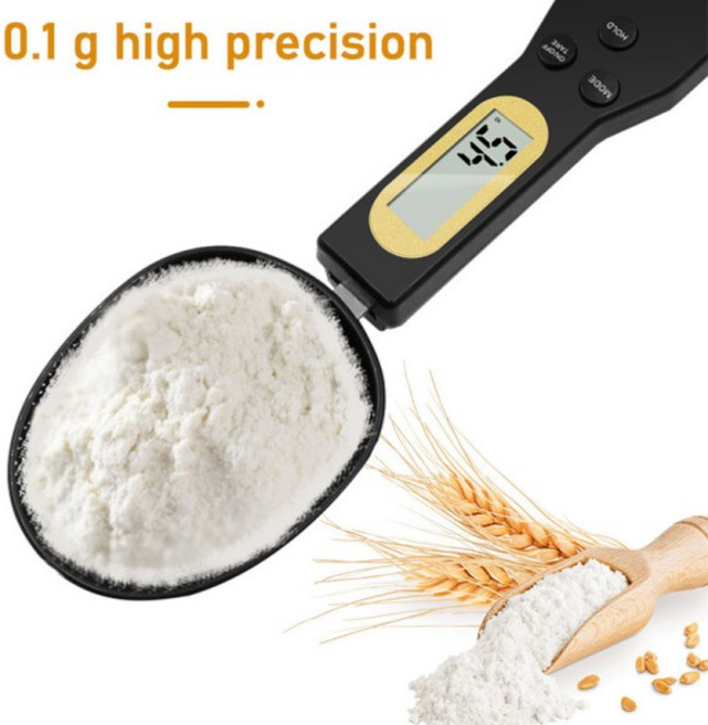 20개 가정용 주방 스푼 저울 0.1g 음식 미니 플라스틱, 01 White 500g 0.1g