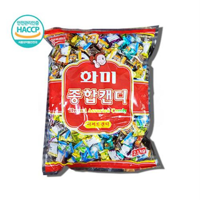 (무료배송) 화미 종합캔디 2.5kg, 2개