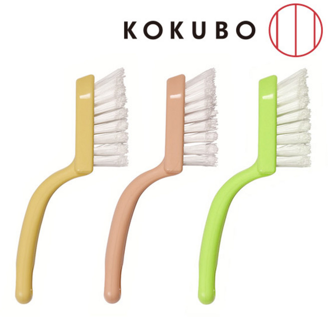 [코쿠보] V컷 틈새 청소솔 (kokubo-3312), 청소솔-그린, 1개