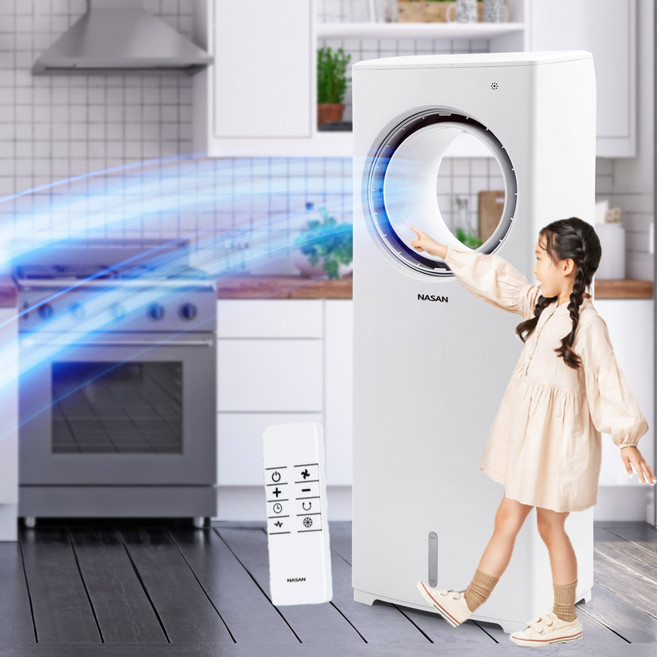 ej 나산 날개없는 여름 에어컨 냉풍기 초절전 이동식 가정용 사무실 어린이집 냉선풍기 프리미엄