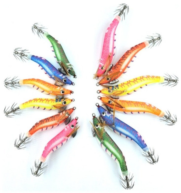 완벽 수평 래틀음 쭈꾸미 갑오징어 프리미엄 에기 6종 세트 뉴 잭스페로우, 1세트