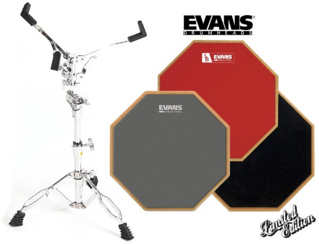 EVANS 에반스 리얼필 드럼패드 패키지 V6, 1개