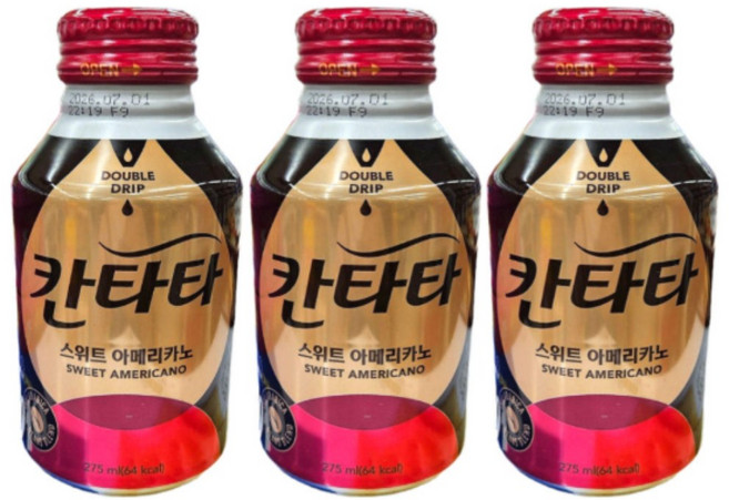 칸타타 스위트 아메리카노, 275ml, 10개
