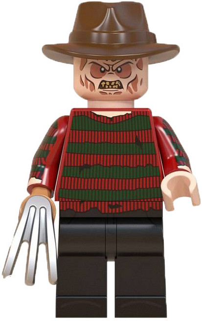 공포/호러 괴수몬스터귀신악마빌런 캐릭터 30종 VER.1 호환블럭 브릭미니피규어 취미/수집/장식/컬렉션용 커스텀 블록피겨, HRR120. 프레디(나이트메어), 1개