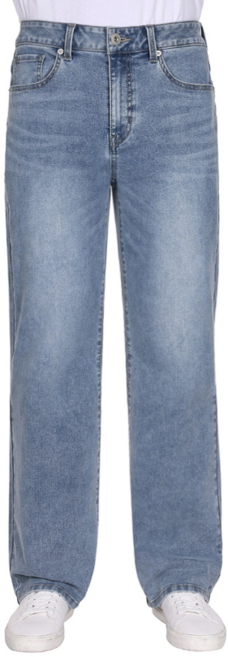 게스 남성 스트레이트 청바지 하이라이즈 루즈핏 데님 팬츠