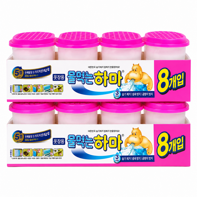 물먹는 하마 옷장용 제습제 300g x 16개입, 16개