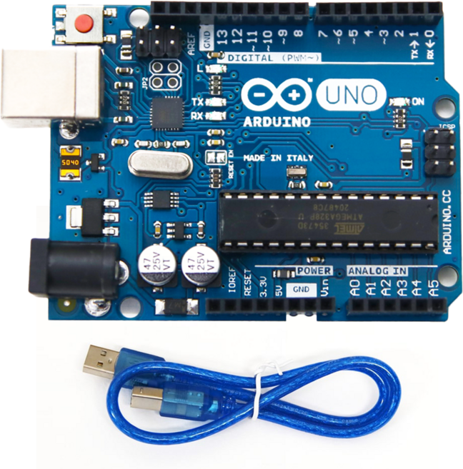 아두이노 우노 R3 고품질 호환 보드 (USB 2.0 케이블 포함), 1개