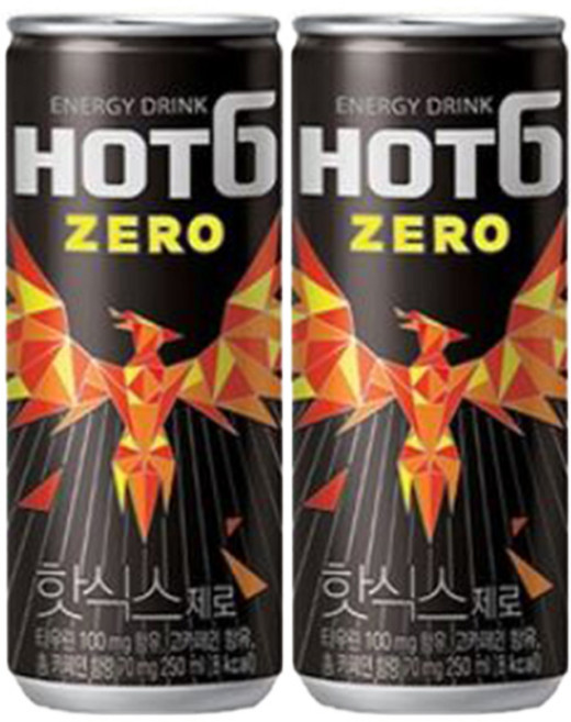 핫식스 제로 탄산음료, 250ml, 29개