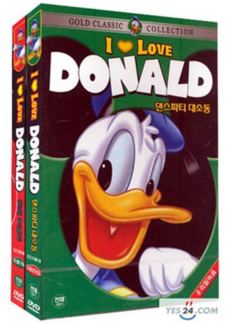 [DVD] 도날드 : I Love Donald 2종 세트 (고전명작) : 우리말 더빙