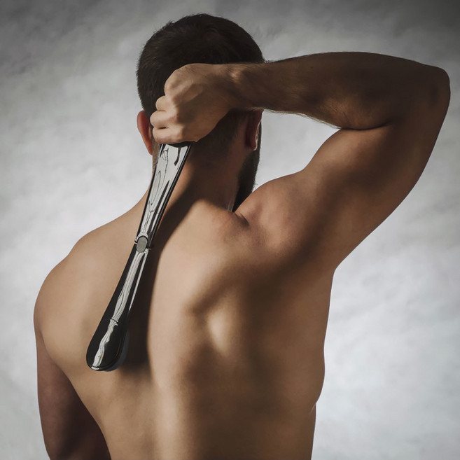 [팝잇미디어]등로션바르기 셀프 로션 도구 등 어플리케이터, 1개, 편지지