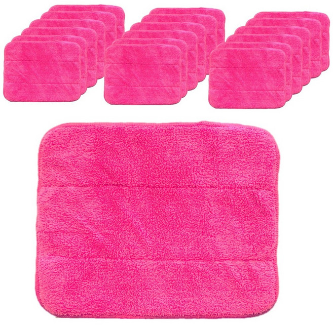 하트민 초극세사 2겹 파워 요술 행주 분홍 46g, 40개