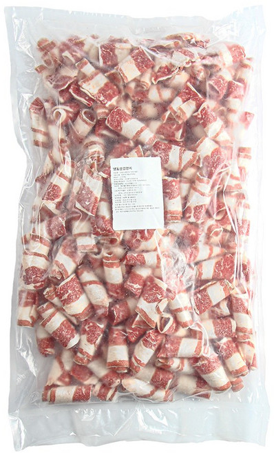 삼겹양지 냉동 우삼겹 샤브샤브 덮밥 초밥 구이용 대용량, 1개, 2kg