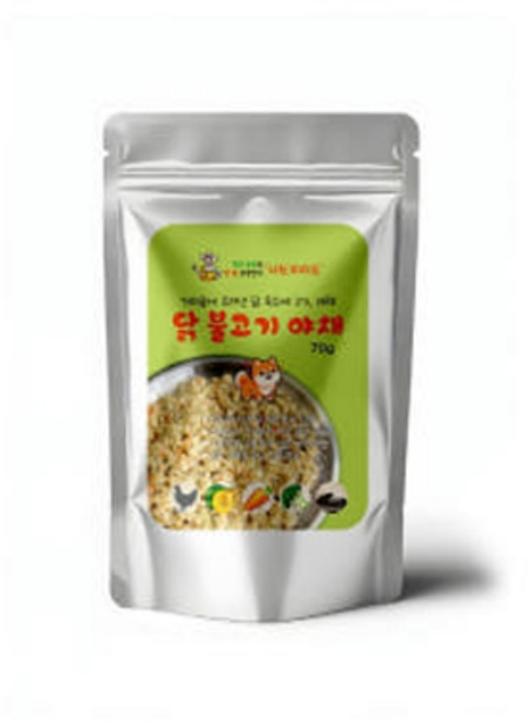 너도 우리도 닭 불고기 야채, 5개, 70g, 닭+불고기