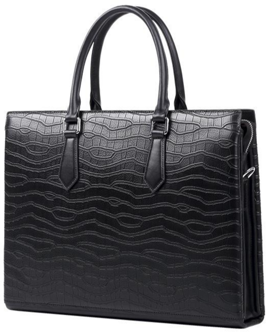 Mimi Market 프리미엄 천연소가죽 브리프케이스 서류가방 대용량 남자 출근 가방 토트백