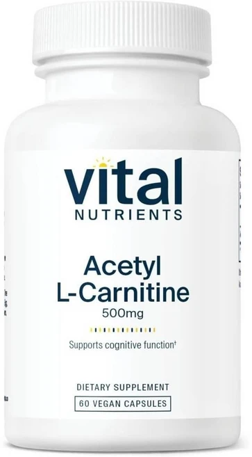 바이탈 뉴트리언츠 아세틸 L-카르니틴 500mg 캡슐 Vital Nutrients Acetyl L-Carnitine, Vital Nutrients Acetyl L-Carni, 1개 - 쿠팡