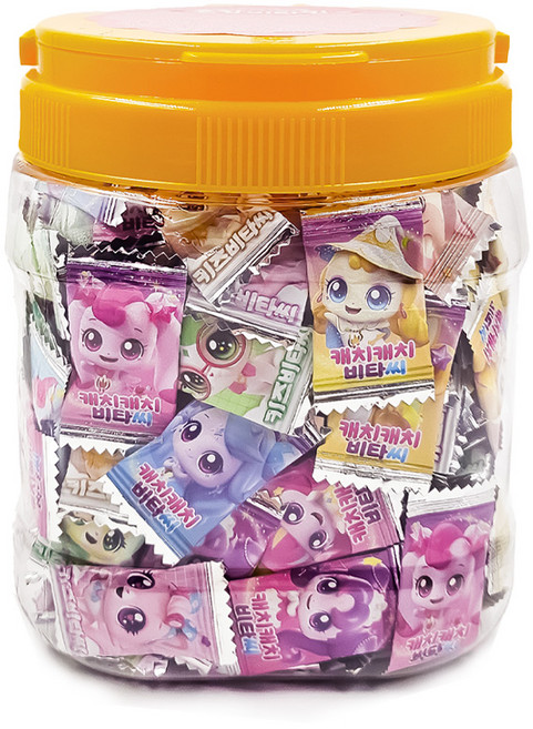 위클 캐치티니핑 위시캣 혼합 비타민 CD 아연 캔디 400g 약200정 유아 키즈 비타민캔디 어린이 비타민 크리스마스 선물, 1개