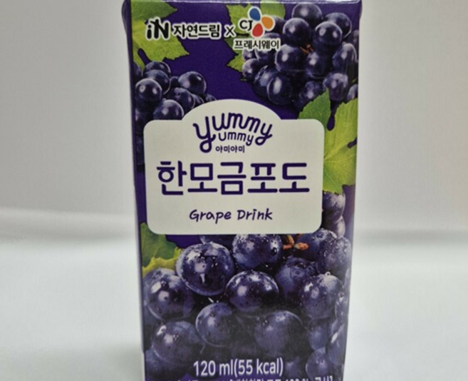자연드림XCJFW 한모금포도 BOX, 120ml, 1
