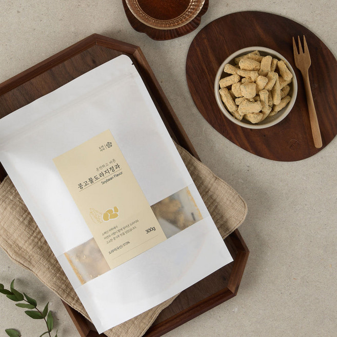 도라지미 국산 콩고물 도라지정과 대용량 300g, 1개, 콩고물정과 300g 실속형