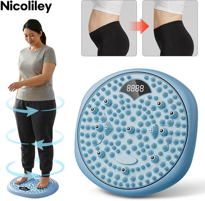 2in1 지압매트 당지압 요법 붓기, 푸른 색, 1개