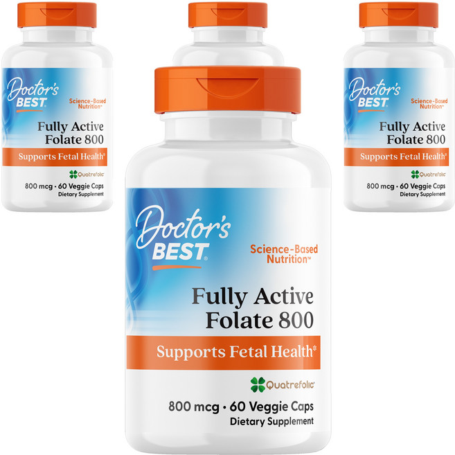 닥터스베스트 풀리 액티브 800mcg 베지캡슐, 4개, 60정