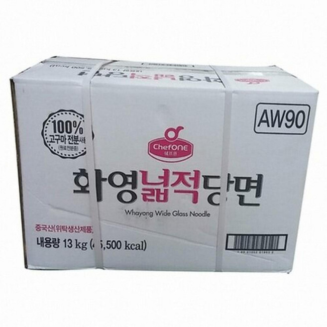 쉐프원 화영넓적당면, 13kg, 2개